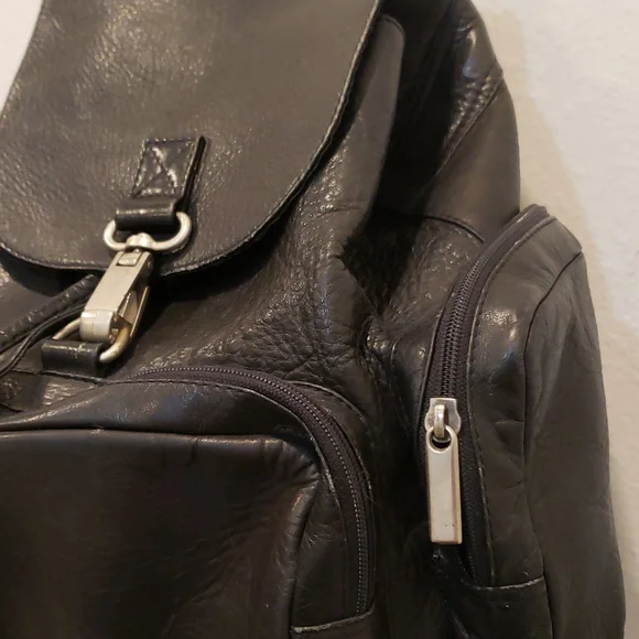 Genuine Leather Backpack Multi-functional Elegant unisex - Picture 3 of 16